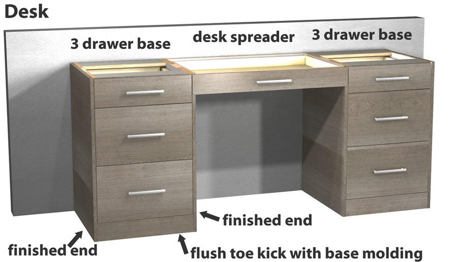 Standard Kitchen Base Cabinets